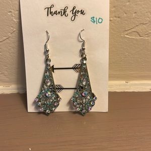 Hanging earrings created by me